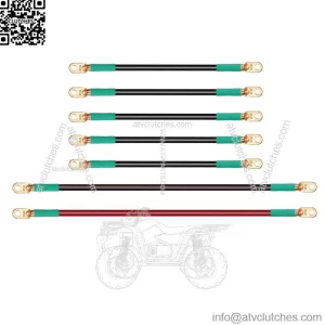 Golf Cart Battery Cables for EZGO TXT 1994-up 36V /48V, 4 Gauge Cables -7pcs