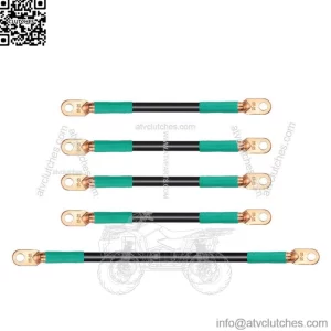 5pcs Golf Cart Battery Cables for EZGO TXT Medalist 94-up 36V /48V - 4 Gauge