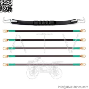 Golf Cart Battery Cables & Battery Lifting Strap for Club Car DS & Yamaha G2 G9