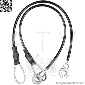 Tailgate Cables Replacement for M159508 patible with John Deere Gator M TE TH TX HPX615E HPX815E XUV865R XUV825E XUV 625i 825i 855D 825M 835E 835M 835R 855E 855M 865E 865M 2 Pcs