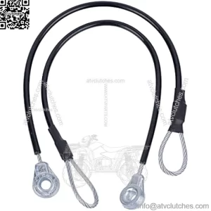 Tailgate Cables Compatible with John Deere Gators M TE TH TX XUV TH 6x4 HPX615E HPX815E XUV865R XUV825E XUV865R Replace M159508 (Pack of 2)