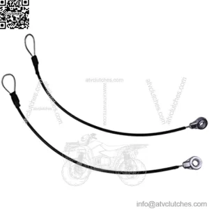 2-PACK Tailgate Cables M159508 Compatible with John Deere Gators M TE TH TX XUV TH 6x4 TX 4X2 HPX615E HPX815E XUV865R XUV825E XUV825M XUV835E XUV835M XUV835R XUV855E XUV865E XUV865M
