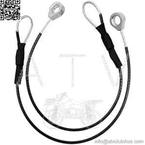 Tailgate Cables Replace M159508 Fit for John Deere Gators M TE TH TX HPX615E HPX815E XUV625i XUV825i XUV825i S4 XUV835R XUM865E XUU865M XUV865R TX 4X2 TX Turf, 2Pcs