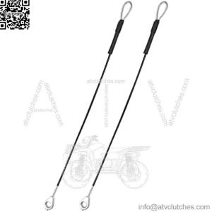 Pair of Tailgate Cable Fit for John Deere Gators M TE TH TX XUV TH 6x4 TX 4X2 Tail Gate Rear Support Replace M159508
