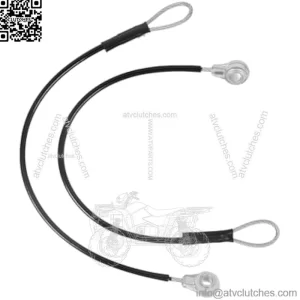 2Pc Tailgate Cable M159508 Compatible with John Deere Gator Utility Vehicle M TE TH TX XUV HPX615E XUV835E XUV855M XUV865R