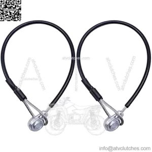 2 Pcs Tailgate Equipment Cable M159508 Compatible with John Deere Gator Utility Vehicle M TE TH TX XUV HPX615E XUV865R XUV865E XUV855M XUV835E HPX615E