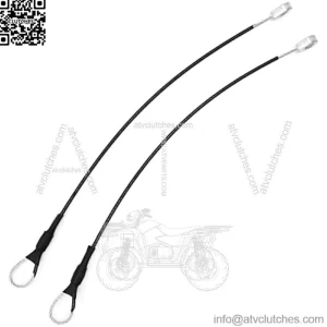 2 Pcs Tailgate Cables Compatible with John Deere Gator HPX615E HPX815E Replace:M159508