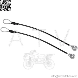 2x Tailgate Cable M159508 Replacements Fits For John Deere Gator HPX615E HPX815E