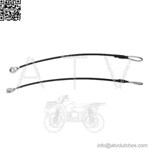 Pair Tailgate Cable Fit for E-M159508SET John Deere Gator HPX615E, HPX815E