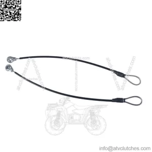 2* Tailgate Cables Fits John Deere Gators 6x4 HPX615E HPX815E XUV865R #M159508
