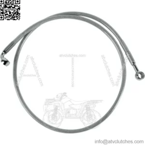 38 1/4" Standard Stainless Brake Upper Line Harley Sportster XL 88-03 883 1200 (For: Harley-Davidson)