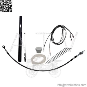 Fat Baggers EZ Install Handlebar Cable Kit Brake Clutch 14" Harley Touring 21+ (For: Harley-Davidson)