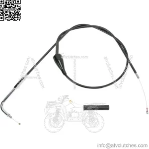 Black Vinyl Idle Cable 34 3/4" Stock Length OEM 56934-07A Harley Softail FLSTSB (For: Harley-Davidson)