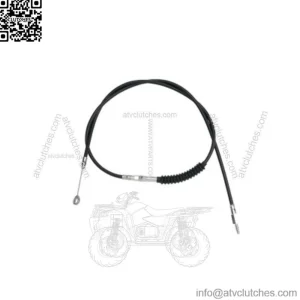 H.E. 65" Black Vinyl Extended Length Clutch Cable Wire Harley Sportster XL 11-17 (For: Harley-Davidson)
