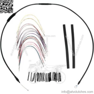 Burly 13" Handlebar Control Cable Extension Wiring Kit ABS Harley Touring 08-13 (For: Harley-Davidson)