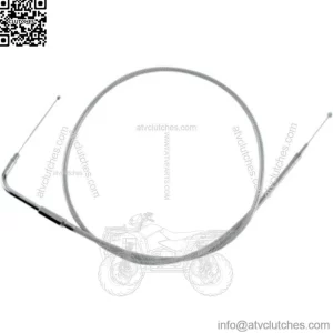 Braided Stainless Throttle Cable Stock 42 1/2 OE 56379-97 Harley Road King 96-01 (For: Harley-Davidson)