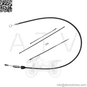 Drag Specialties Upper Clutch Cable 40" Black Vinyl Harley Softail 18+ M-Eight (For: Harley-Davidson)