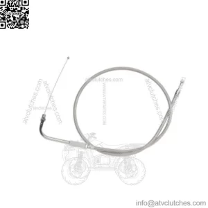 Braided Stainless Idle Cable 28 1/2" Stock Length OEM 56634-06 Harley 06-17 Dyna (For: Harley-Davidson)