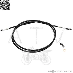 Hydraulic Clutch Line Black Vinyl 12-14" Ape Harley CVO Touring 07-12 (For: Harley-Davidson)