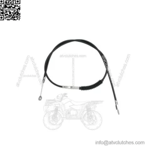 High-Efficiency 62 11/16" Black Vinyl Clutch Cable 38607-87 Harley Softail 87-06 (For: Harley-Davidson)