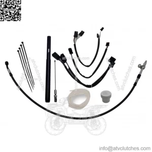 Fat Baggers Inc. EZ Install 16" Black Handlebar Cable Kit Harley FLHRS 21-22 (For: Harley-Davidson)