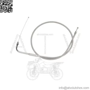 Braided Stainless Throttle Cable 30" Stock OE 56308-88 Harley Sportster XL 88-95 (For: Harley-Davidson)