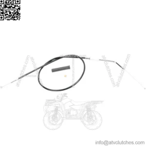 Black Vinyl Throttle Cable 28 3/4" Stock OEM 56400-96 Harley Sportster XL 96-06 (For: Harley-Davidson)