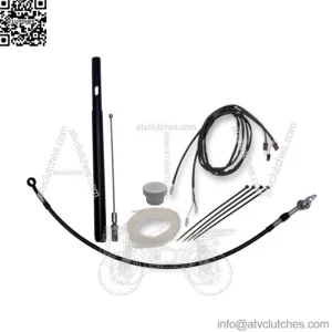 Fat Baggers Inc. 16" EZ Install Black Handlebar Cable Kit Harley Touring 21-22 (For: Harley-Davidson)