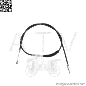 80" Black Vinyl Extended Clutch Cable Wire Harley Softail Dyna Touring XL 86-13 (For: Harley-Davidson)