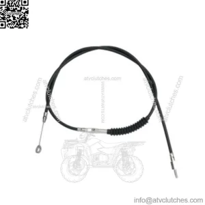 74 11/16" Black Vinyl Extended Clutch Cable Harley Softail Dyna Touring XL 86-13 (For: Harley-Davidson)