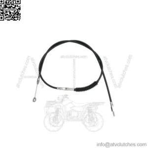 68 11/16" Black Vinyl Extended Clutch Cable Harley Softail Dyna Touring XL 86-13 (For: Harley-Davidson)