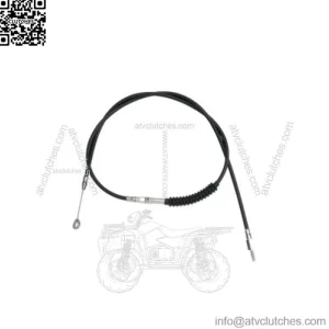 66 11/16" Black Vinyl Extended Clutch Cable Harley Softail Dyna Touring XL 86-13 (For: Harley-Davidson)