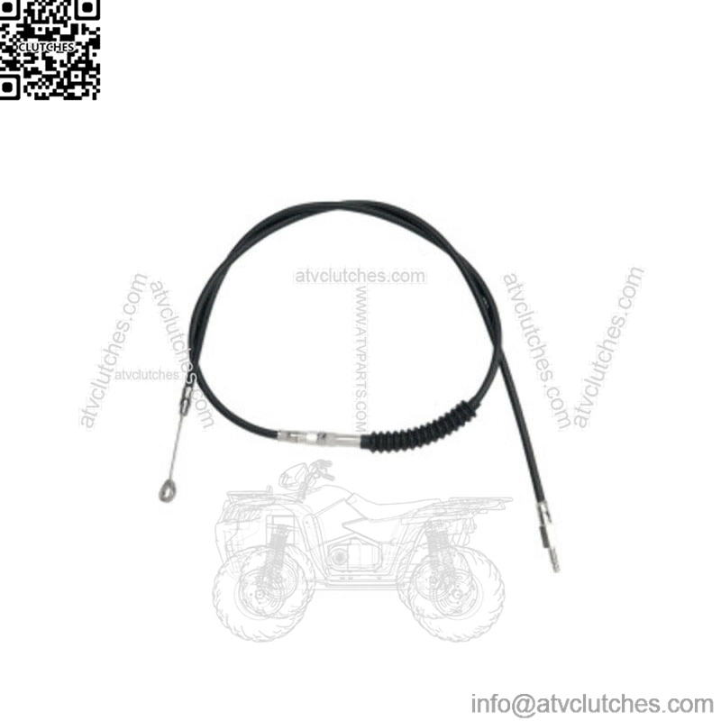 66 11/16" Black Vinyl Extended Clutch Cable Harley Softail Dyna Touring XL 86-13 (For: Harley-Davidson)
