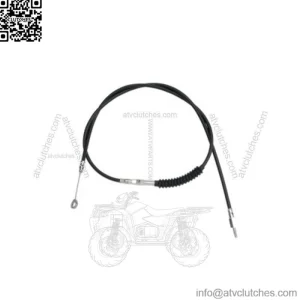 76 11/16" Black Vinyl Extended Clutch Cable Harley Softail Dyna Touring XL 86-13 (For: Harley-Davidson)