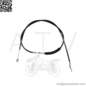 78 11/16" Black Vinyl Extended Length Clutch Cable Harley Softail Dyna Touring (For: Harley-Davidson)