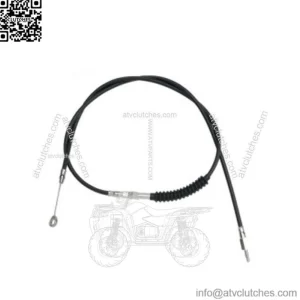 63 11/16" Black Vinyl Extended Clutch Cable Harley Softail Dyna Touring XL 86-13 (For: Harley-Davidson)