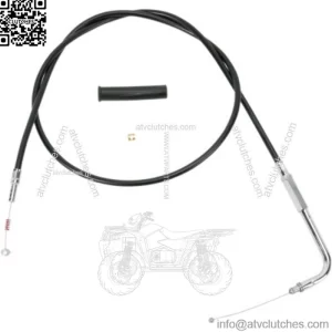 Black Vinyl Idle Cable 30" Stock Length OEM 56885-07 Harley Sportster XL 07-20 (For: Harley-Davidson)