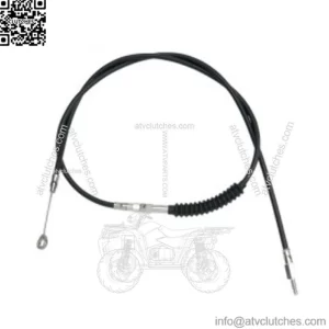 72 11/16" Black Vinyl Extended Clutch Cable Harley Softail Dyna Touring XL 86-13 (For: Harley-Davidson)