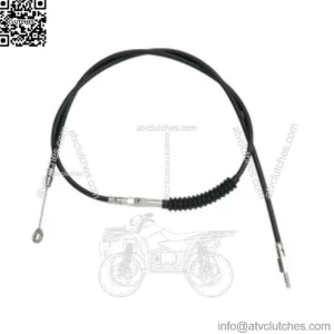 52 Black Vinyl Extended Clutch Cable Harley Softail Dyna Touring Sportster 86-13 (For: Harley-Davidson)