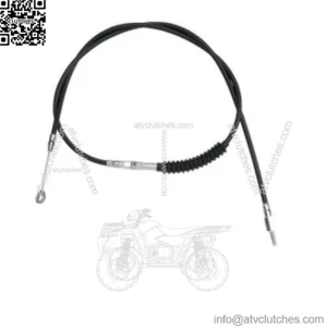 High-Efficiency 63" Black Vinyl Clutch Cable 37000041 Harley Sportster XL 11-17 (For: Harley-Davidson)