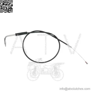 Black Vinyl Idle Cable 41 3/4" Stock Length 56387-96 Harley Touring FLHTCI 96-01 (For: Harley-Davidson)