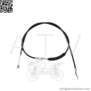 High-Efficiency 64 11/16" Black Vinyl Clutch Cable 38666-07 Harley Softail Dyna (For: Harley-Davidson)