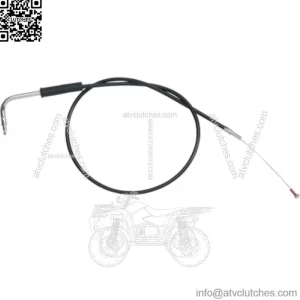 Black Smooth Vinyl Idle Cable Stock 42 1/2" 56379-97 Harley Road King FLHR 96-01 (For: Harley-Davidson)