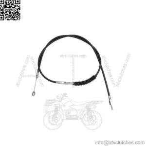 50 Black Vinyl Extended Clutch Cable Harley Softail Dyna Touring Sportster 86-13 (For: Harley-Davidson)