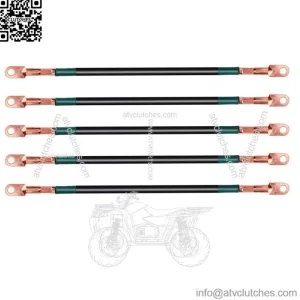 Golf Cart Battery Cables 4 Gauge for Yamaha G2 G8 G9,Club Car DS,36V & 48V