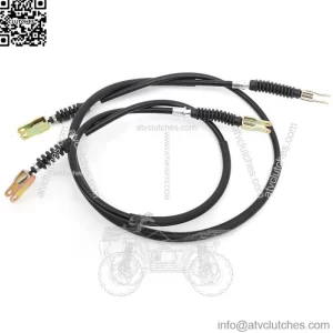 48-1/2" & 38-3/8" Golf Cart Rear Brake Cable for Yamaha G1 Gas G1E G2E G9E 78-89