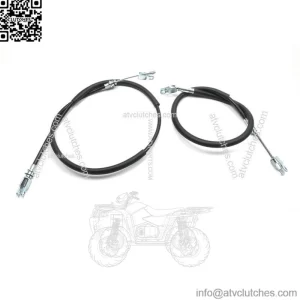 Brake Cable Set Fits EZGO Marathon Golf Cart 1974-1987 Driver / Passenger Side