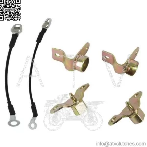 6pcs Left & Right Tailgate Hinges Cables Kit for Chevrolet Silverado GMC Sierra (For: More than one vehicle)