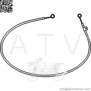 139027C2 Fits Case-IH Tractor Hydraulic Auxiliary Valve Flow Control Cable 1