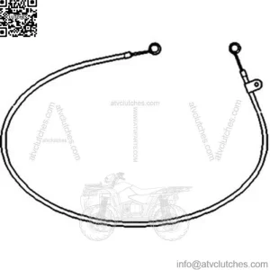 143989C1 New Hydraulic Aux Valve Flow Control Cable Fits Case-IH Tractor Models